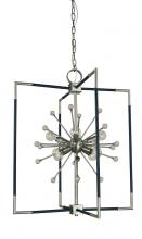 Framburg Limited Editions F-L1118 BN/MBLACK - 8-Light Brushed Nickel/Matte Black Zeta Chandelier