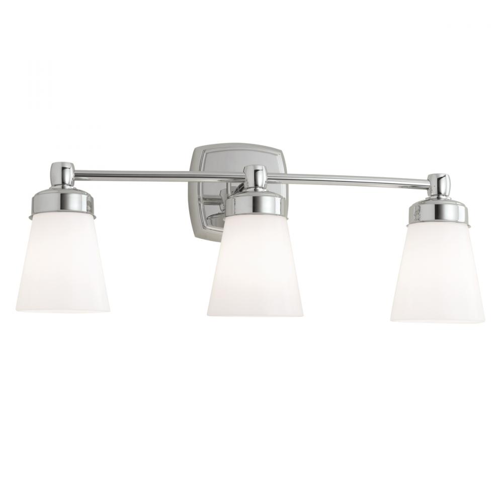 Soft Square Indoor Wall Sconce - Chrome