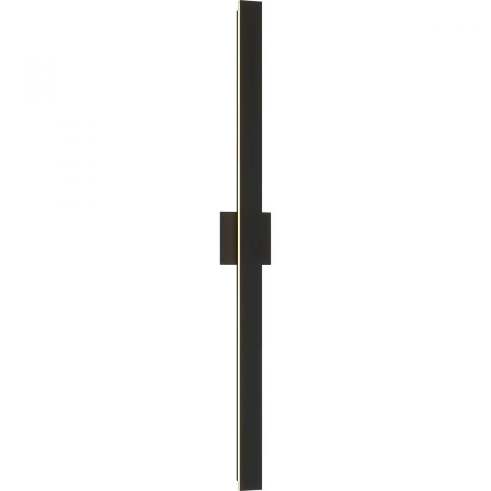 Z-2040 Collection LED Matte Black Contemporary Large Outdoor Wall Light