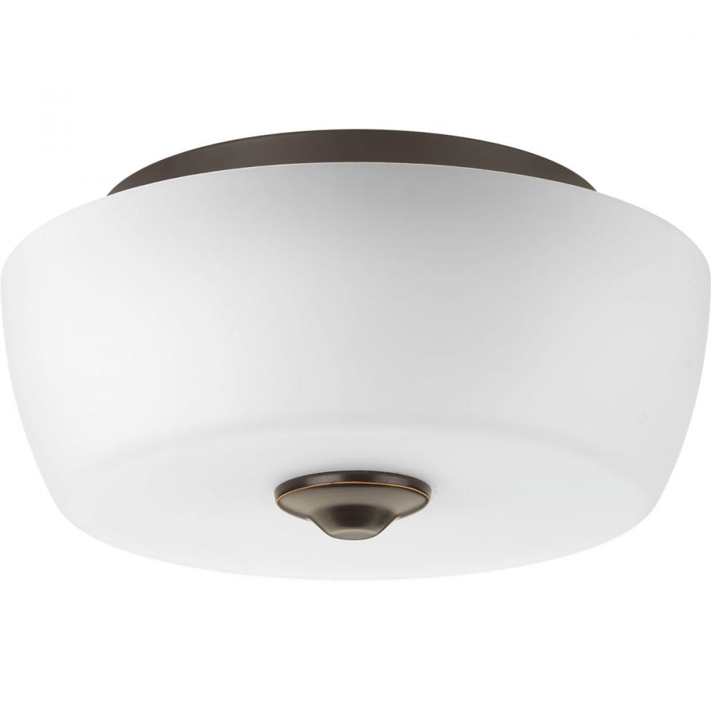 Leap Collection Two-Light 14" Flush Mount