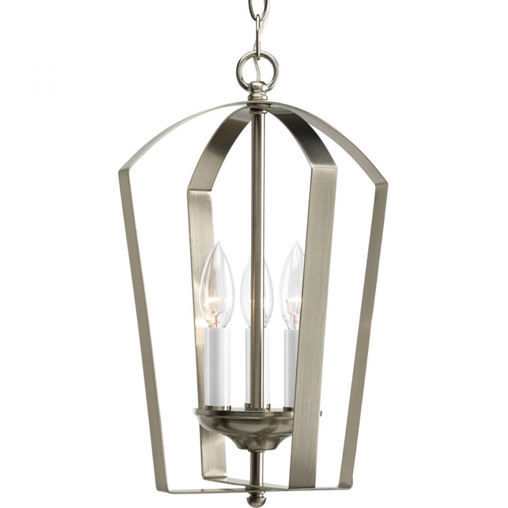 Gather Collection Three-Light Foyer Pendant