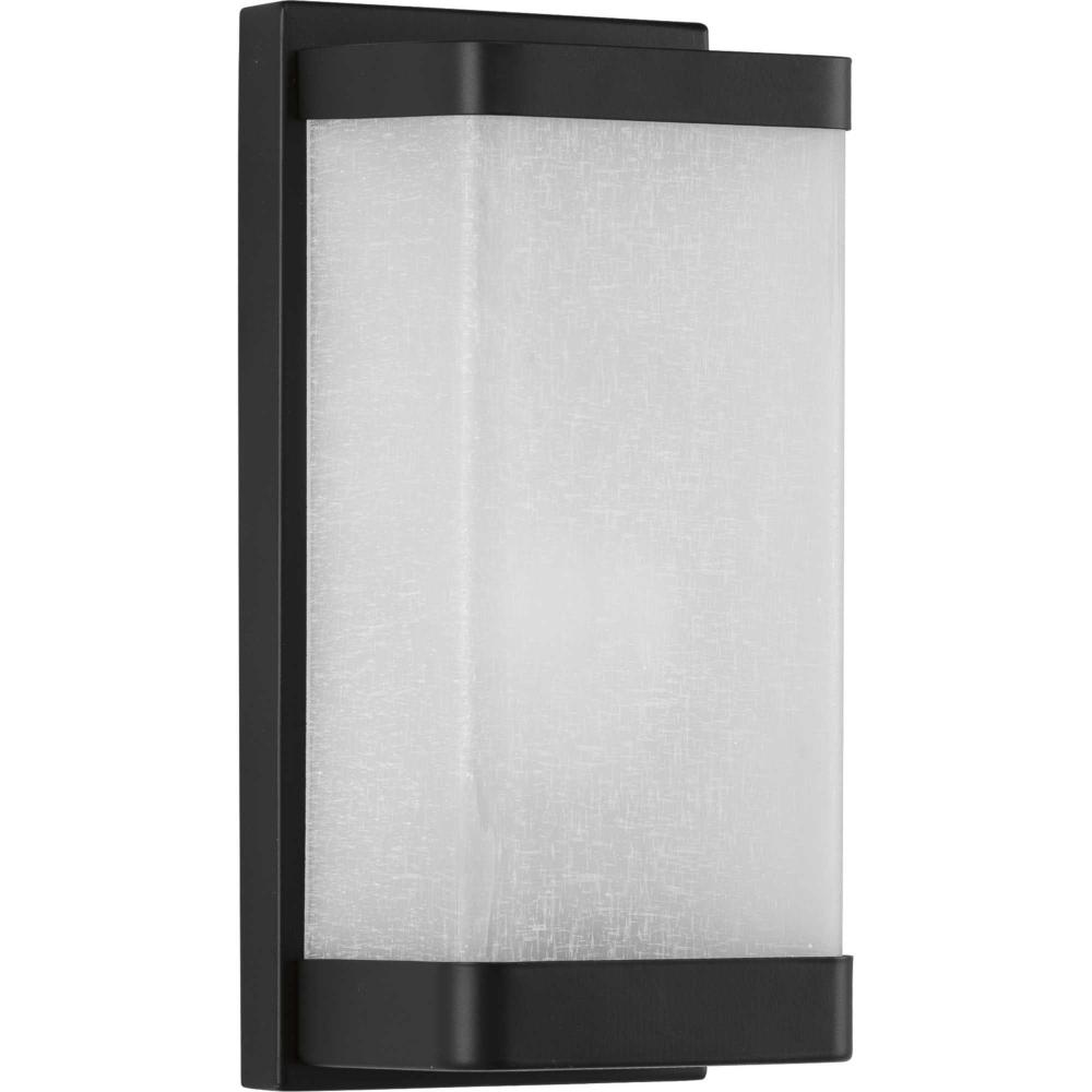 One-Light Linen Glass Wall Sconce