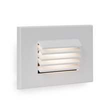 WAC US WL-LED120-C-WT - LED Horizontal Louvered Step and Wall Light