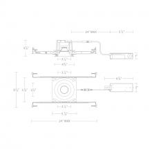 WAC US R3BRDN-SWD-BK - Ocular 3.0 Dim-to-Warm Round Downlight Trim and Remodel Housing with New Construction Frame-In Kit