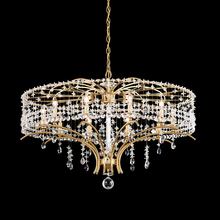 Schonbek 1870 TC1036N-59H - Bella Rose 10 Light 120V Chandelier in Ferro Black with Clear Heritage Handcut Crystal