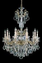 Schonbek 1870 5008-76S - La Scala 10 Light 120V Chandelier in Heirloom Bronze with Clear Crystals from Swarovski