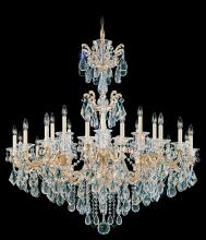 Schonbek 1870 5013-48 - La Scala 24 Light 120V Chandelier in Antique Silver with Heritage Handcut Crystal