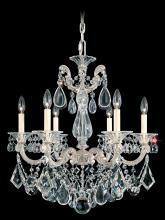 Schonbek 1870 5072-23 - La Scala 6 Light 120V Chandelier in Etruscan Gold with Heritage Handcut Crystal