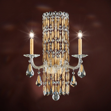 Schonbek 1870 RS8332N-22R - Siena 2 Light 120V Wall Sconce in Heirloom Gold with Clear Radiance Crystal