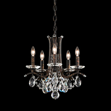 Schonbek 1870 VA8304N-51H - Vesca 5 Light 120V Chandelier in Black with Clear Heritage Handcut Crystal