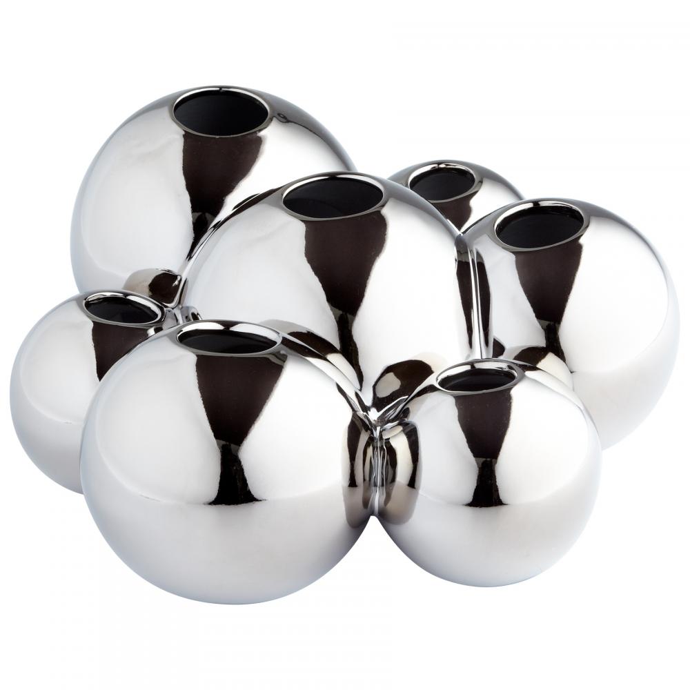 Bubbles Vase | Chrome