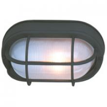 Craftmade Z397-TB - Oval Bulkhead 1 Light Large Flush/Wall Mount in Textured Black