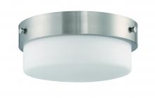 Craftmade X3212-BNK - Oak Street 2 Light 11" Flushmount in Brushed Polished Nickel