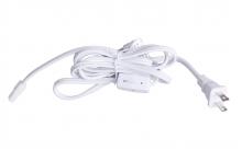 Craftmade CPK11-PG6-W - 6' Under Cabinet Puck Cord and Plug in White