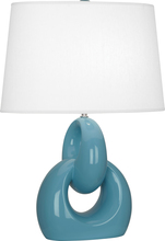 Robert Abbey OB981 - Steel Blue Fusion Table Lamp