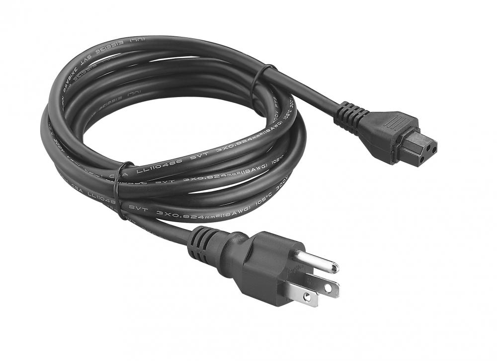 72 in. Black Power Cord