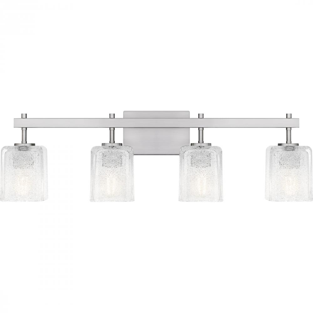 Brenthouse 4-Light Brushed Nickel Bath Light