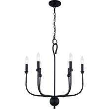 Quoizel BLA5022MBK - Blanche Chandelier