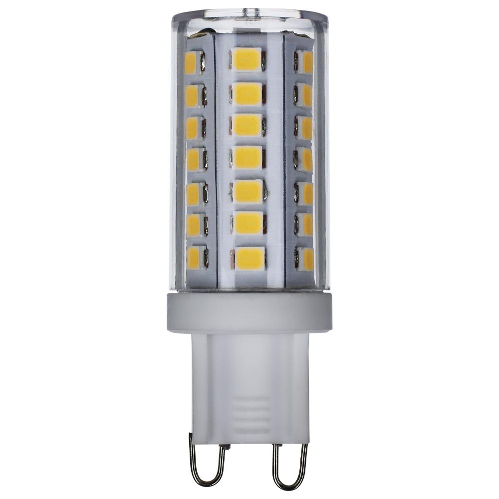 5 Watt; JCD LED; Clear; 3000K; G9 Base; 120 Volt