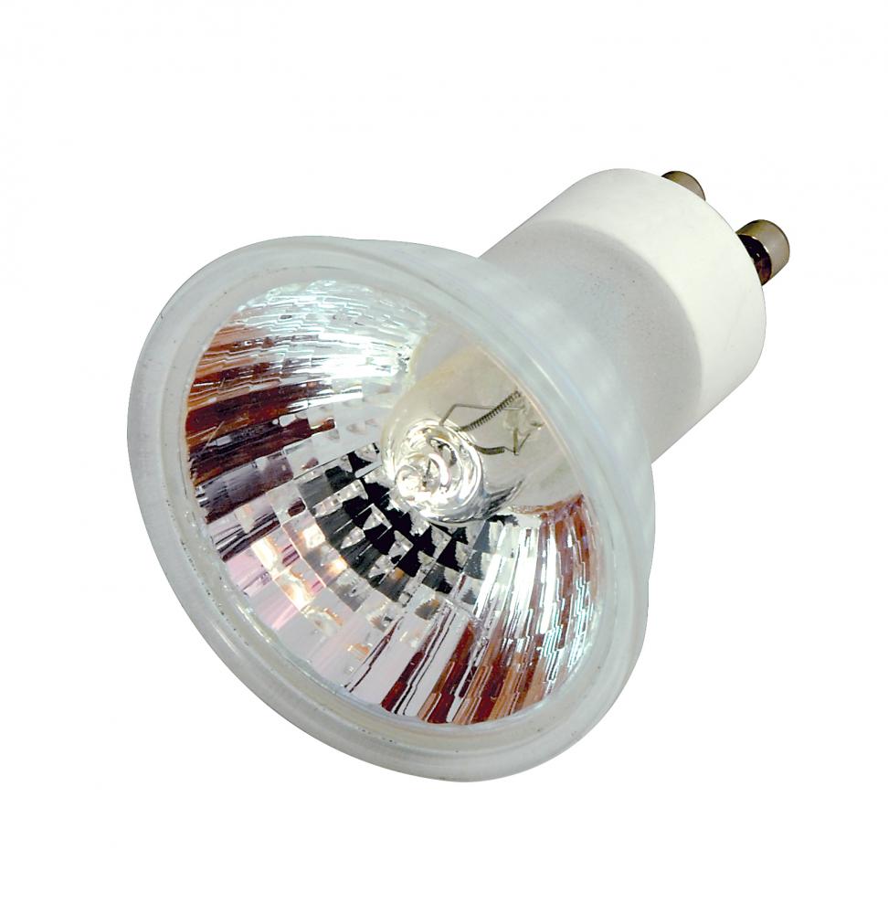 50 Watt JDR Clear Halogen; Flood; Split reflector Back Light; 2000 Average hours; GU10 base; 120