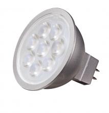 Satco Products Inc. S8605 - 6.5 Watt; LED MR16; 3000K; 40 deg. Beam Angle; GU5.3 base; 12 Volt AC/DC; Carded