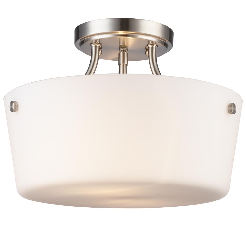 Flush Mount Lighting Brushed Nickel