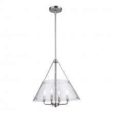 Trans Globe 11584 BN - Armani Pendant Lights Brushed Nickel