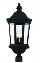 Trans Globe 40404 BK - Westfield Clear Glass Outdoor Post Mount Lantern Head