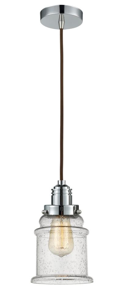 Winchester - 1 Light - 8 inch - Polished Chrome - Cord hung - Mini Pendant