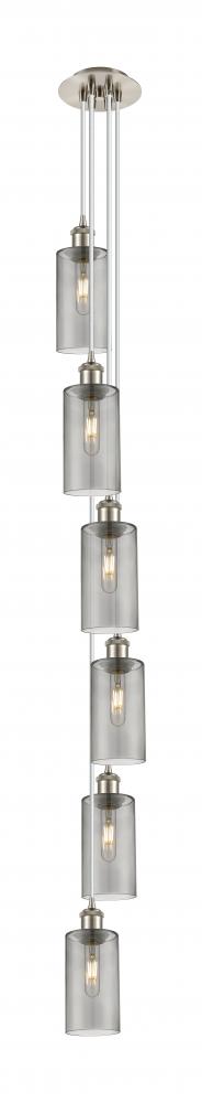 Crown Point - 6 Light - 7 inch - Brushed Satin Nickel - Multi Pendant