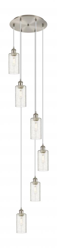 Crown Point - 6 Light - 16 inch - Brushed Satin Nickel - Multi Pendant