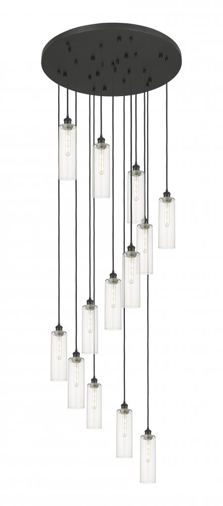 Crown Point - 13 Light - 32 inch - Matte Black - Multi Pendant