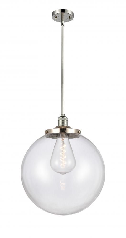 Beacon - 1 Light - 16 inch - Polished Nickel - Stem Hung - Pendant