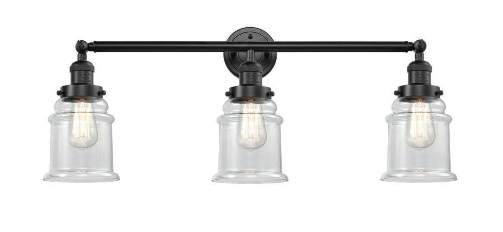 Canton - 3 Light - 30 inch - Oil Rubbed Bronze - Bath Vanity Light