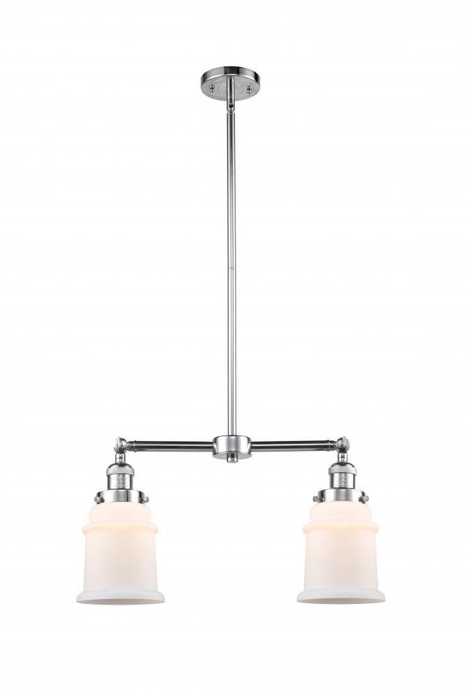 Canton - 2 Light - 21 inch - Polished Chrome - Stem Hung - Island Light