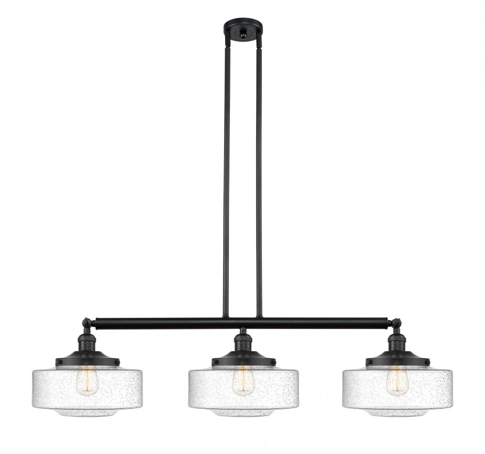 Bridgeton - 3 Light - 44 inch - Matte Black - Stem Hung - Island Light