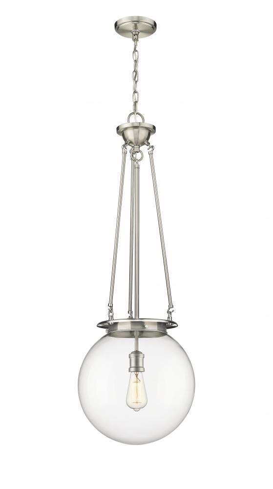 Beacon - 1 Light - 14 inch - Satin Nickel - Chain Hung - Pendant