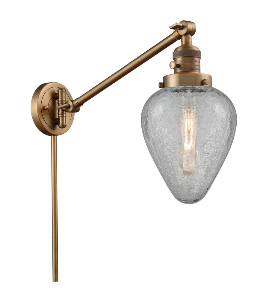 Geneseo - 1 Light - 8 inch - Brushed Brass - Swing Arm