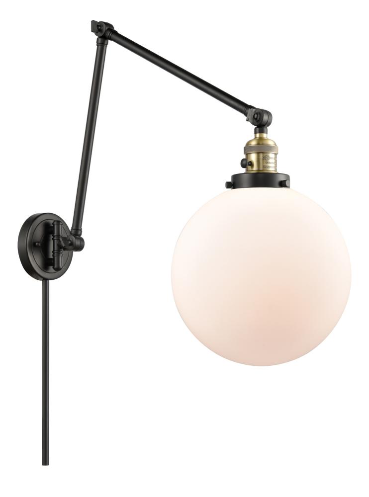 Beacon - 1 Light - 10 inch - Black Antique Brass - Swing Arm