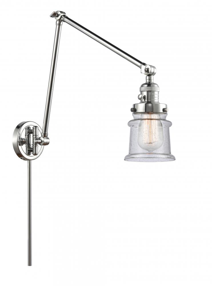 Canton - 1 Light - 8 inch - Polished Chrome - Swing Arm