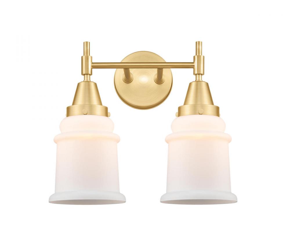 Canton - 2 Light - 15 inch - Satin Gold - Bath Vanity Light