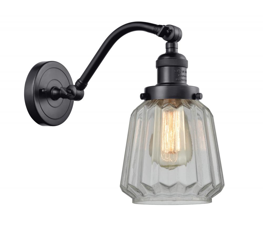 Chatham - 1 Light - 7 inch - Matte Black - Sconce