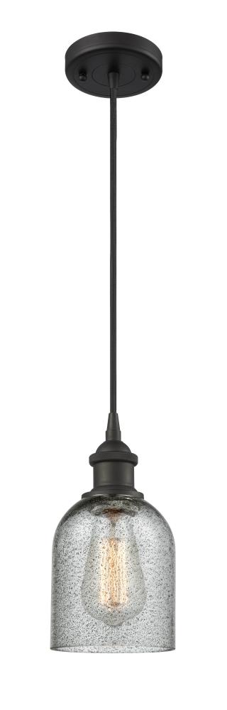 Caledonia - 1 Light - 5 inch - Oil Rubbed Bronze - Cord hung - Mini Pendant