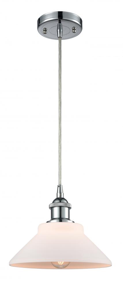 Orwell - 1 Light - 8 inch - Polished Chrome - Cord hung - Mini Pendant