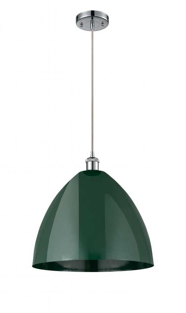 Plymouth - 1 Light - 16 inch - Polished Chrome - Cord hung - Mini Pendant