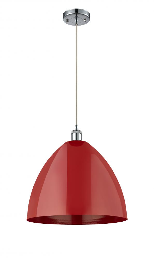 Plymouth - 1 Light - 16 inch - Polished Chrome - Cord hung - Mini Pendant