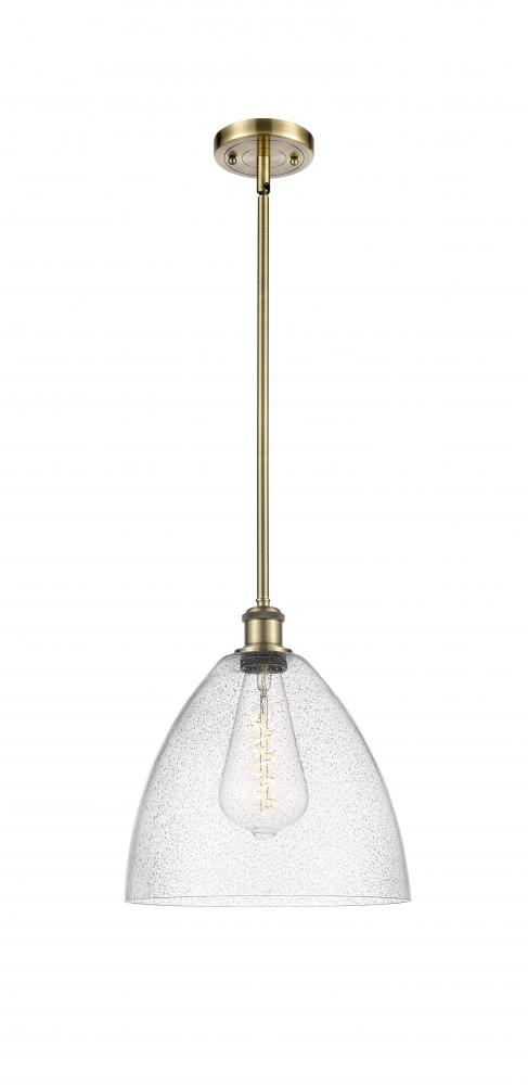 Bristol - 1 Light - 12 inch - Antique Brass - Mini Pendant