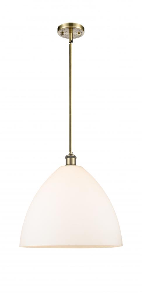 Bristol - 1 Light - 16 inch - Antique Brass - Pendant