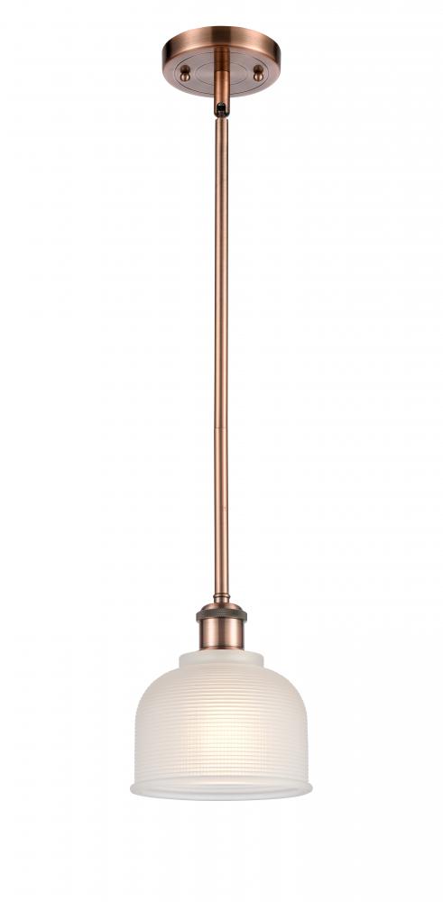 Dayton - 1 Light - 6 inch - Antique Copper - Mini Pendant