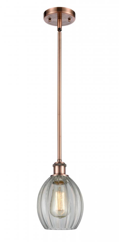 Eaton - 1 Light - 6 inch - Antique Copper - Mini Pendant